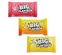 Katsy Style Big Protein Flapjack 100g - Golden Syrup, Peanut Butter & Mixed Berry | 15g Protein | Oat-Based Snack Bar | Vegan Option | On-the-Go Convenience
