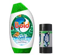 Katsy Style Bold Liquid Laundry Detergent Gel Sandalwood & Eucalyptus 32 Washes + Buffalo Ultra Strong Refuse Sacks 50L 30 Pack