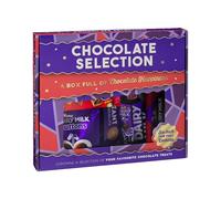 Katsy Style - Chocolate Selection Gift Box, Assorted Dairy Milk Bars, Buttons, Wispa, Instant Hot Chocolate - Sweet Treat Hamper for Birthday, Celebration, Festival and Everyday Gifting, 559g