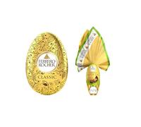 Katsy Style Classic Milk Chocolate Egg 100G and Golden Easter Milk Chocolate Egg 212G Luxurious and Indulgent Treats Perfect for Gifting Sharing and Easter Celebrations