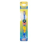 Katsy Style Firefly Lightup Timer Toothbrush - Fun and Engaging, 60-Second Timer, Soft Bristles, Suction Cup Base