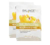 Katsy Style Gold & Marine Collagen Rejuvenating Hydrogel Face Mask 60g Pack Of 2 | Hydrating Cooling Sheet Pack With Colloidal Gold | Skin Softening Glow Care Facial