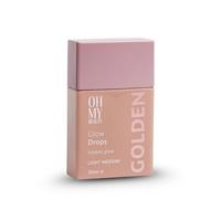 Katsy Style Golden Glow Drops - Light Medium, 30 ml, Liquid Illuminator, Radiant Finish, for Glowing Skin, Light Reflecting, Face Highlighter, Easy Application, For All Skin Types, Non-Greasy