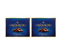 Katsy Style Millennium Classic Elegance Milk Mix 143g (Pack of 2) - 36 Candies, Milk Chocolate with Hazelnut, Almond, Cashew, Pistachio, and Cappuccino, 570 kcal