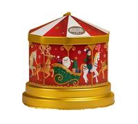 Katsy Style - Musical Carousel Fudge Tin, 150g, Creamy Vanilla Fudge with Natural Vanilla Flavouring, Made with Palm and Skimmed Milk Powder, Perfect for Gifting, Pack of 1