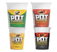 Katsy Style - Original Curry, Chicken - Mushroom, Beef - Tomato and Bombay Bad Boy - Instant Meal Pot, Each 90g, Pack of 4 - Savoury Snack Ready to Enjoy