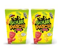 Katsy Style Sour Patch Kids Sweets Carton 350g - Fruity Gums with Tangy Sour Sugar Coating - Pack of 2