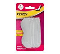 Katsy Style Suede Heel Grips (2 Pairs) - Back Heel Cushion Inserts for Shoes, Comfort Fit Pads for Loose Shoes, Unisex Shoe Support