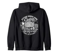 Kattegat General Store Custom Supplies Raiders Traders Zip Hoodie