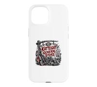 Kattegat General Store Viking Norse Village Harbor Case for iPhone 15