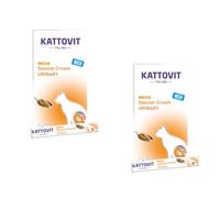 Kattovit Feline Urinary Special Cream - Supplementary Feed for Cats with Chicken - Double Pack - 2 x 6 x 15 g