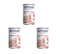 Kattovit Kidney / Renal Drink Duck | Pack of 3 | 3 x 135 ml | Supplementary Feed for Adult Cats | Meat Pieces with Duck | To Support Kidney Function