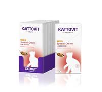 KATTOVIT - Kidney / Renal Special Cream for Cats | Cat Diet Snack to Support Kidney Function for Adult Cats Snack for Cats with Practical Portioning | 11 x 6 x 15 g Chicken