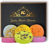 Katty Loy - Luxury Shower Steamers Set - Gift for Men - Women Birthday Present - Home SPA Essentials Moisturizing Skin Aromatherapy Lavender Mint Lemon Grapefruit - Christmas Stocking Filler