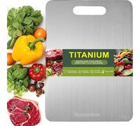 Katuchef Titanium Cutting Board for Kitchen, Pure Katu chef Titanium Cutting Boards, Double Sided Non Toxic Chopping Board for Cutting Meat Vegetable Fruit,Easy to Clean(XXL:18.11L*11.81W)