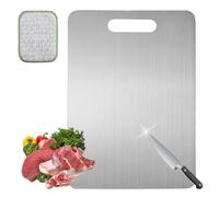 Katuchef Titanium Cutting Boards for Kitchen, Katuchef Cutting Board, Food Grade Pure Titanium Cutting Board for Cutting Meat Vegetable Fruit (34 * 23cm/13.4 * 9 in)