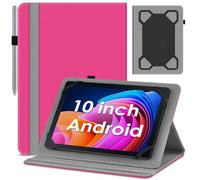 KATUMO 10-10.5 inch Tablet Universal Case, Folio Leather Case Compatible with Ckypad/MUISOO/Whitedeer/Freeski/TABWEE/BYYBUO/Byxsb/Ainme l/DOOGEE/MUISOO/Hakaug/ZIBATIS/TECLAST Tablet 10 inch