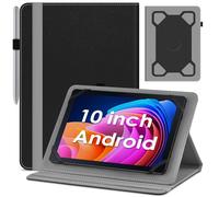 KATUMO 10-10.5 inch Tablet Universal Case, Folio Leather Case Compatible with Ckypad/MUISOO/Whitedeer/Freeski/TABWEE/BYYBUO/Byxsb/Ainme l/DOOGEE/MUISOO/Hakaug/ZIBATIS/TECLAST Tablet 10 inch