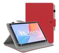 KATUMO Universal Case for All 11 inch Tablet, Folio Leather Case Compatible with Doogee U11/ TECLAST P50/ Blackview/Cheerjoy/Ainmel/TABWEE Tablet 11 inch, Portable Cover with PenHolder