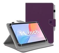 KATUMO Universal Case for All 11 inch Tablet, Folio Leather Case Compatible with Doogee U11/ TECLAST P50/ Blackview/Cheerjoy/Ainmel/TABWEE Tablet 11 inch, Portable Cover with PenHolder