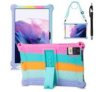 KATUMO Universal Silicone Case for 10.1 inch tablet, Case for DOOGEE Tab A9 /TECLAST P30 /Whitedeer/Blackview Tab/HiGrace/jumper Tab/OUKITEL OT6 /FancyDay/OSCAL/Hakaug with Pen Shoulder Strap