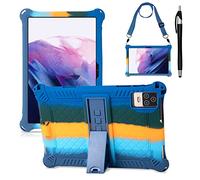 KATUMO Universal Silicone Case for 10.1 inch tablet, Case for DOOGEE Tab A9 /TECLAST P30 /Whitedeer/Blackview Tab/HiGrace/jumper Tab/OUKITEL OT6 /FancyDay/OSCAL/Hakaug with Pen Shoulder Strap