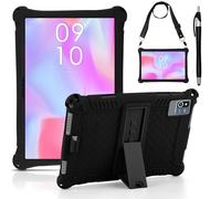 KATUMO Universal Silicone Case for 10.1 inch tablet, Case for HotLight/Ckypad/BYYBUO/Byxsb/TECLAST P30 / DDRTIUEZ/DOOGEE U10 / DOOGEE U9 10 inch tablet, with Pen Shoulder Strap