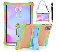 KATUMO Universal Silicone Case for 10.1 inch tablet, Case for HotLight/Ckypad/BYYBUO/Byxsb/TECLAST P30 / DDRTIUEZ/DOOGEE U10 / DOOGEE U9 10 inch tablet, with Pen Shoulder Strap
