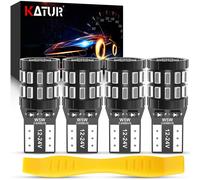 KATUR 194 T10 W5W 501 168 LED Bulb Super Bright Blue 12-24V Canbus Error Free LED Bulbs Replacement for Car Dome Map Door Courtesy License Plate Light, 4pcs