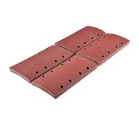 KATUR 25 Pieces Sanding Sheet 93 x 185 mm Hook Loop Sanding Paper Assorted 40/60/80/120 Grits, 8 Holes Rectangular Sandpaper fit Bosh Sheet Orbital Sander Multi-Sander