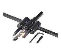 KATUR 30mm to 300mm Adjustable Circle Hole Cutter Adjustable Plane Type Metal Wood Circle Cutter Kit Wood Drywall Drill Bit Saw Round Cutting(30-300mm)