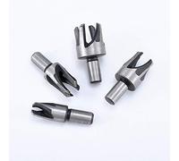 KATUR 4PCS Wood Plug Cutter Cutting Tool Tapered Claw Type Wood Plug Hole Cutter Cutting Tool Cork Drill Bit Knife 6mm,10mm,13mm,16mm