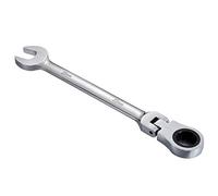 KATUR Combination Ratchet Spanner 23mm, Flex-Head Ratcheting Wrench, Industrial Dual-use Design, Professional Chrome Vanadium Steel Metric Tool for DIY, Bicycle Repair and Home Maintance