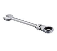 KATUR Combination Ratchet Spanner 24mm, Flex-Head Ratcheting Wrench, Industrial Dual-use Design, Professional Chrome Vanadium Steel Metric Tool for DIY, Bicycle Repair and Home Maintance