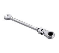 KATUR Combination Ratchet Spanner 6mm, Flex-Head Ratcheting Wrench, Industrial Dual-use Design, Professional Chrome Vanadium Steel Metric Tool for DIY, Bicycle Repair and Home Maintance