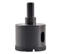 KATUR Diamond Drill Bit Brazed Core Hole Saw 42mm, Hollow Hole Cutter for Glass, Porcelain, Tile, Marble, Ceramic, Granite