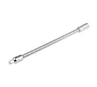 KATUR Flexible Socket Extension Ratchet, Flexible Extension Bar Set, Bendable Elastic Joint Head Post Connecting Link, Shaft Drive Adapter Bit Holder (1/4 Inch Shank 200mm Length)