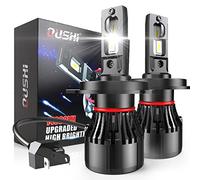 KATUR H4 LED Headlight Bulb, 70W 14000 Lumens Per Pair 6000K Xenon White 360 Degree Adjustable Beam High Power 9003 HB2 Hi/Lo Beam Headlight Bulbs Conversion Kit, Pack of 2