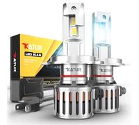 KATUR H4 Led Headlight Bulbs, 200W 40000LM 6000K White 900% Brightness Super Bright 360 Degree Adjustable Beam Angle 12V 24V 9003 H4 Headlight Bulbs Canbus Error Free Hi/Lo Beam Conversion Kit, 2 PCS