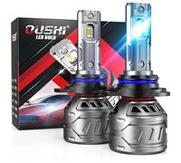 KATUR HIR2 LED Headlight Bulb, 9012 HIR2 LED Bulbs 14000LM 70W 6000K Xenon White, Waterproof Mini Design All-in-One Conversion Kit for Car Headlight Bulbs Replacement (2 PCS)