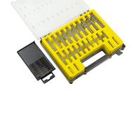 KATUR Mini Twist Drill Bit Kit, 150Pcs 0.4mm-3.2 HSS Micro Precision Twist Drill for PCB Crafts Jewelry Drilling Tool in a Carry Case