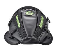 KATUR Motorcycle Backseat Tank Bag Multifunctional Waterproof PU Leather Storage Saddle Bag Motorbike Rear Seat Super Light Tail Accessories Bags -Black