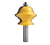 KATUR Multi-Profile Bit with 1/2 Inch Shank Magical Multi-Form Molding Router Bit Multi-Profile Milling Cutter Woodworking Tool(1/2" Shank 2-1/4" Width 1-7/8" Depth)