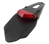KATUR Rear Fender LED Brake Red Tail Light Lamp with Bracket for Off-road Motorcycle Motocross Dirt Bike (Red Lens)