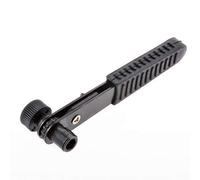 KATUR Right Angle 1/4-Inch Dual-Drive Head Mini Ratchet Wrench Mini 1/4 Inch Ratchet Spanner Wrench Rod Snap On Pole Socket Screwdriver for Garage Hand Tools (Black)