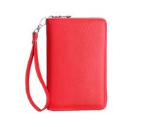 Katutude Leather Card Case Credit Card Holder Leather RFID Blocking RFID Card Holder Men Women Mini Zipper Wallet Slim Card Holder Small Coin Purse Card Pouch