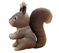 Katutude Squirrel Plush Toy, Soft Realistic Squirrel Stuffed Animal Kawaii Simulation Squirrel Toy Cute Plush Doll Animals Plush Doll Gift for Kids Boys Girls