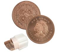 Katy Craig 10 x 1oz Aztec Calendar Copper Rounds 999 Fine Bullion Supplied in Tub