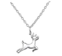 Katy Craig Christmas Reindeer Necklace - 925 Sterling Silver