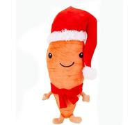 Katy Craig Giant 42cm Carrot Christmas Decoration Soft Plush Teddy Toy - 16.5inch (large)